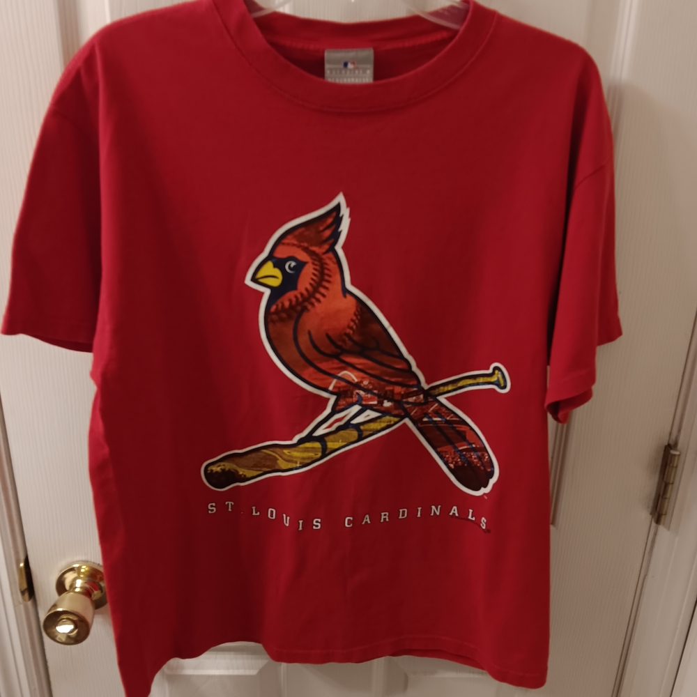 Genuine Merchandise Brand St. Louis Cardinals Red T-Shirt Preowned Women's Sz L
